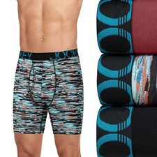 Jockey Active Stretch Cotton 3-Pack Long-Leg Boxer Briefs XL heathered & Solid