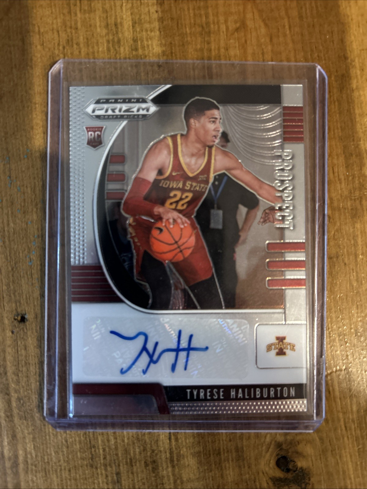 TYRESE HALIBURTON RC AUTOGRAPH AUTO 2020-21 PRIZM DRAFT PICKS PROSPECT PACERS