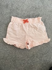 2 Pairs Of Baby Girls Shorts From Mothercare - Age 18-24 Months