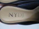 NYDJ Women's Tillie Blue Leopard Denim Mules Bow Slip On Shoes Loafers 8.5 New — photo 7