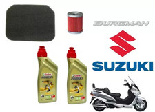 TAGLIANDO SUZUKI AN BURGMAN 400 1998/ 2006  OLIO CASTROL FILTRO OLIO ARIA