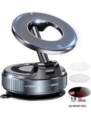 Vacuum Magnetic Phone Holders for Your Car 2026 Suction Cup Phone Mount Black