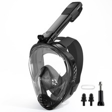Full Face Snorkel Mask, Snorkeling Gear for Adults, Scuba Mask Diving Dry Top...