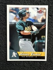 NICK SWISHER #390 2007 Fleer Baseball Checklist QTY Oakland Athletics