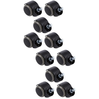 2 Pack Ersatzrollen Bürostuhl Schreibtischsessel Ersatzrückgerichte Räder