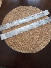 Mopar Chrome Power Wagon Emblem Basge Mopar Chrome Power Wagon Emblem Basge
