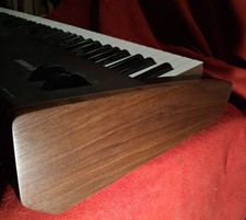 Yamaha S80 Sintetizzatore Ricambio Pannelli Terminali in Legno - Noce Massello