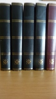 lighthouse used stamp albums 5 pcs a 64 black pages