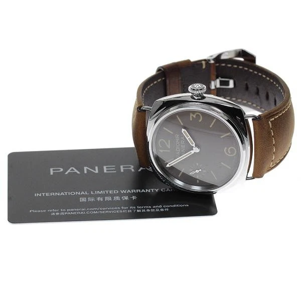 Panerai — Officine Panerai Radiomir PAM01385 45mm SS Brown Dial Hand-Winding Watch #C2395