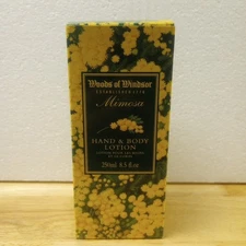 Woods of Windsor, Mimosa Hand Body Lotion Fine England  250 8.5 fl.oz Moisturizi