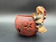 Boyds Bears Edmund the Elf Holiday Glow Tealight Candle Holder 1996