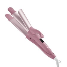 SALONIA 2Way Hair Iron 32mm Straight Curl Pink Limited Edition SL002AMP