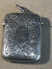 RARE Ca 1903 PFJ Perry Frederik Jackson Sterling Silver Vesta Match Safe Case