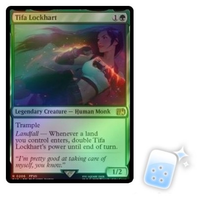 FOIL TIFA LOCKHART Final Fantasy FIN Magic MTG MINT CARD | eBay