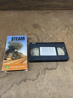 #ad Steam In The 50’s Early 60’s Vol 2 Railroad VHS 1993 Vintage Rare HTF $29.99