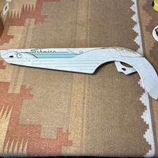 Protezione catena bicicletta Schwinn vintage ricambi bici bianco e verde acqua usato condizioni