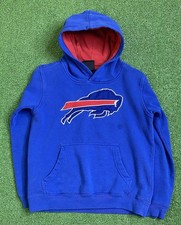 Buffalo Bills Hoodie Youth L On Field NFL Football Team Apparel Blue Pullover