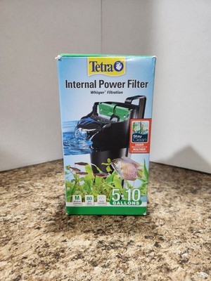 Tetra Whisper Internal Power Filter 80 GPH for 5-10 Gal Freshwater Tanks NEW