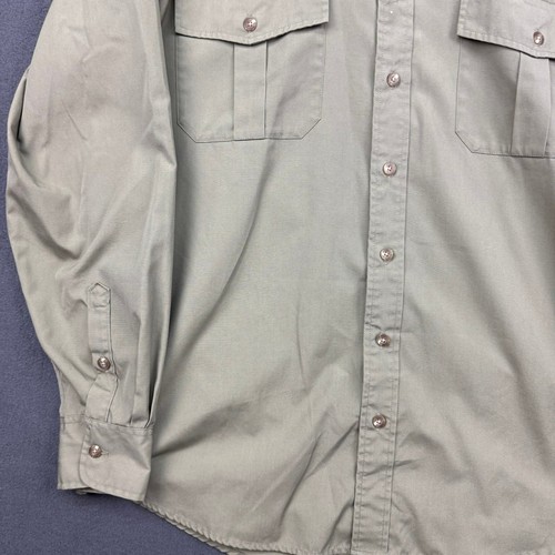 Camisa Abotonada Cabela's Para Hombres Aire Libre Trabajo Utilidad Bolsillos XL Alta - Imagen 9 de 12