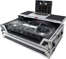 ATA Style Flight Case for Pioneer DDJ-REV7 DJ Controller with Laptop Shelf Wh...