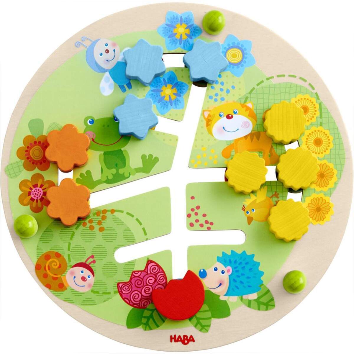 Thumbnail - Haba 303852 Motorikbrett Blumen