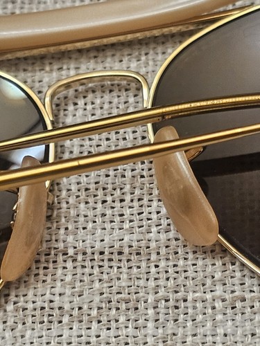 Vintage Ray Ban Bausch & Lomb klassische Pilotenbrille mit Etui gebraucht 62□14 M5 - Bild 12 von 17