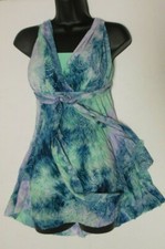 Tie Dye Wolff Fording Costume Pistachio/ blue Lyrical Ladies Petite Adult