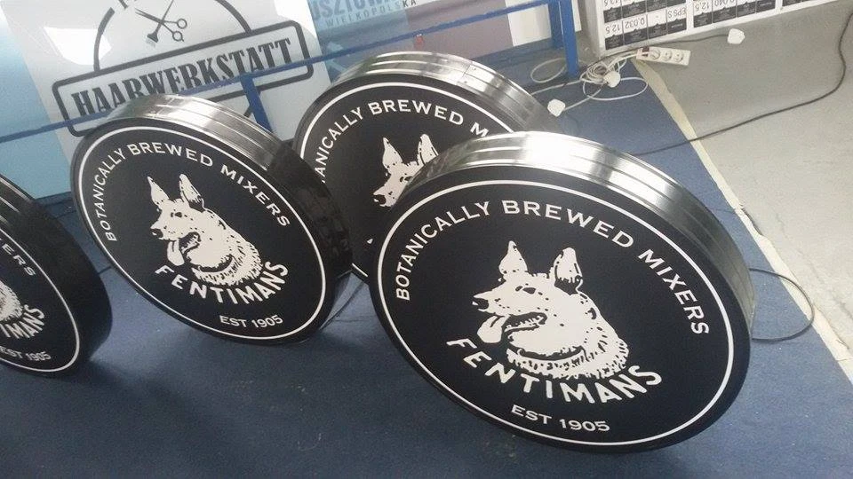 LED Leuchtreklame rund 1-seitig 80cm ohne Grafik inkl. Lieferung - Bild 3 von 4