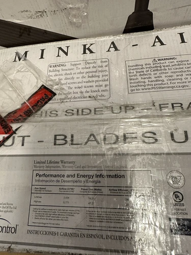 Minka-Aire F753L-CL Java - LED 54" 3-Blad Ceiling Fan, Coal Black Finish - Picture 4 of 5