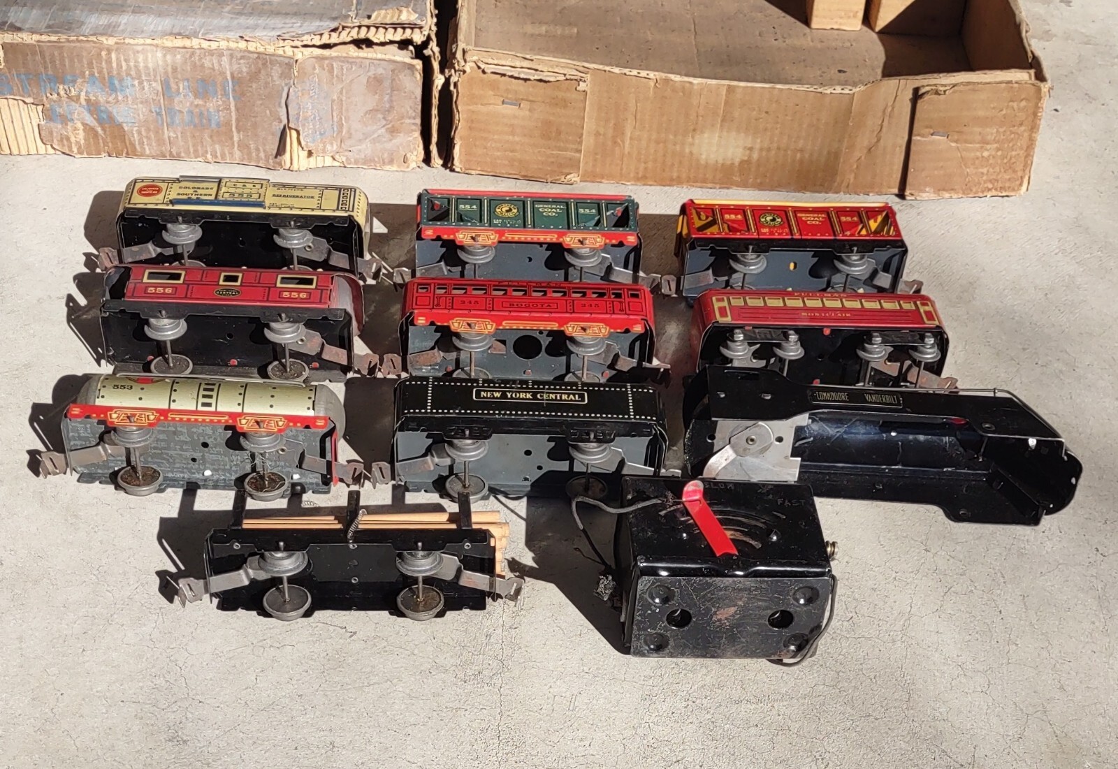 Louis Marx vintage train set eBay