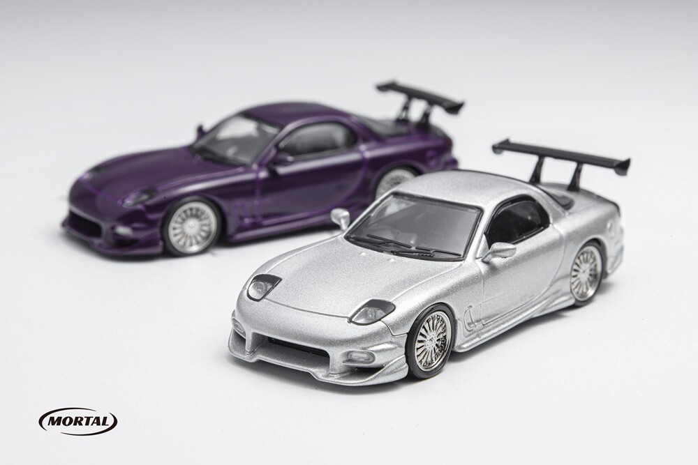 【一点物‼︎】　jadatoys Veilside rx7 Jadatoys 1:24 F&F Han'S Mazda Rx-7 Veilside W/Han Fast And
