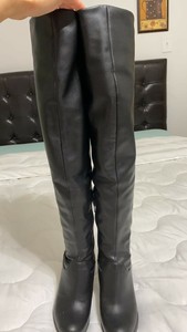 guess black knee high boots