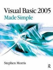 Visual Basic 2005 Made Simple, Hardcover by Morris, Stephen, Like New Used, F...