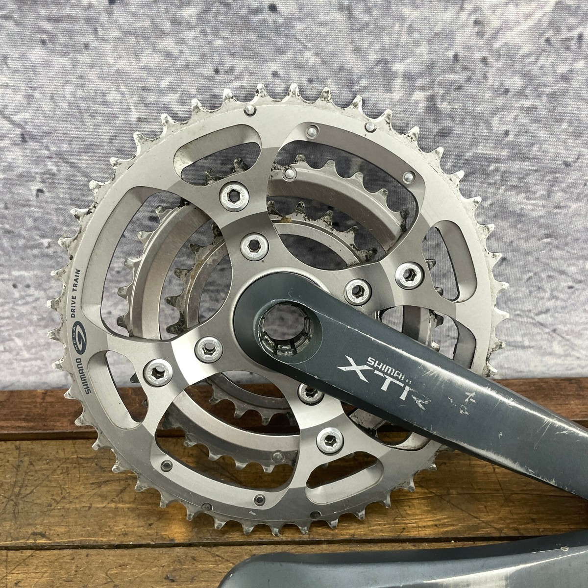 Shimano XTR FC-M950 Crank Set 175 mm Rings Vintage 112 68 Triple