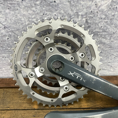 Shimano XTR FC-M950 Crank Set 175 mm Rings Vintage 112 68 Triple