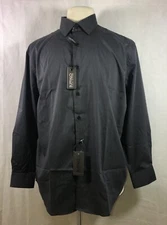 Buffalo by David Bitton Button Up Black Shirt Men’s L 16-34/35 New  Black