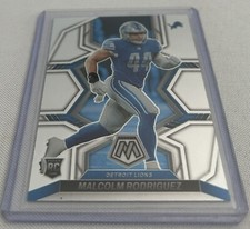 2022 Panini Mosaic Football Malcolm Rodriguez Detroit Lions Rookie #400