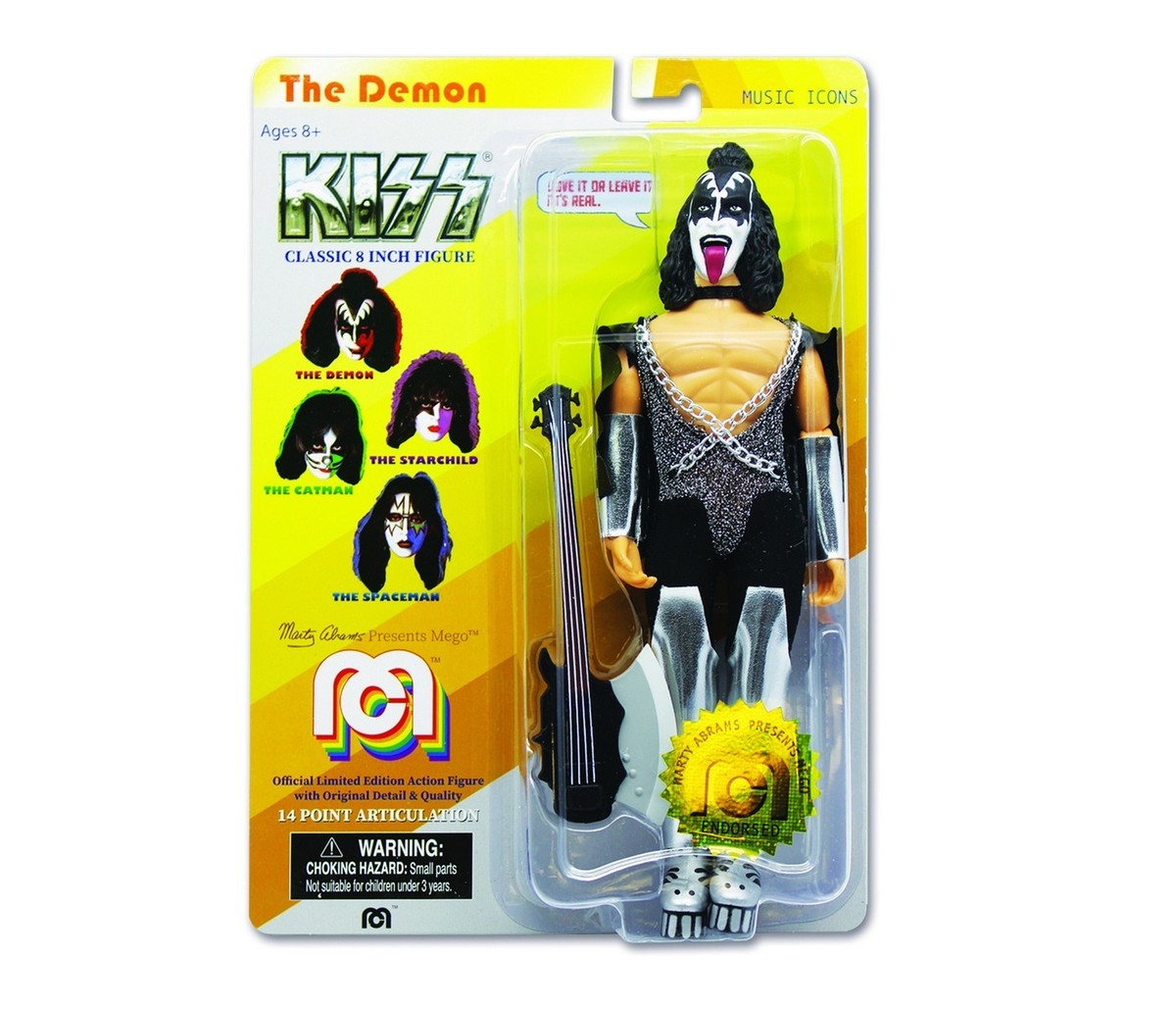 KISS フィギュア キッスフィギュア ワールドセレクトショップ KISS レトロ8インチ