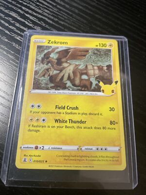 Pokémon TCG Zekrom Celebrations 010/025 Holo Holo Rare