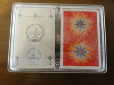 2 jeux de cartes sous blister. héron . gaz de France.  52 cartes. neuf