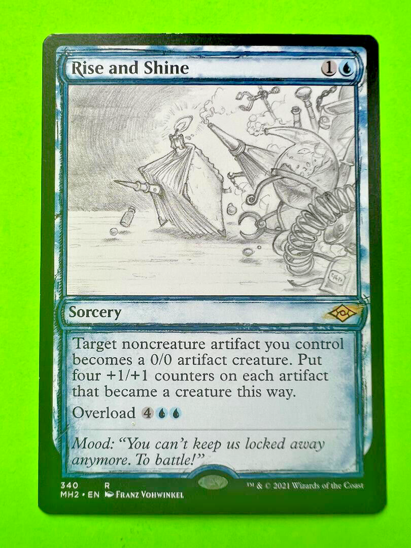 MTG Modern Horizons 2 ( Rise and Shine ) Rare Showcase 340 MTG Modern Horizons 2 ( Rise and Shine ) Rare Showcase 340