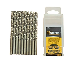 Lot of (10) 1/4" M2 HSS Drill Bits Full Grounded 500363A