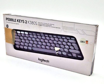 Logitech Pebble Keys 2 K380s Bluetooth Tastatur - Grafit, Deutsch