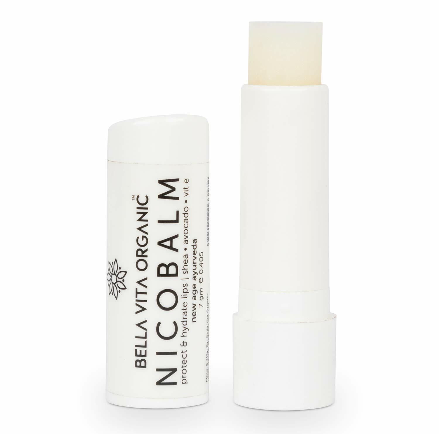 Bella Vita Organic Lip Balm Nico Balm for Dry, Chapped & Damaged Lips 5