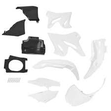 For 2002-2020 Yamaha YZ125 YZ250 2018 Style Restyle Plastic Kit Set White Black