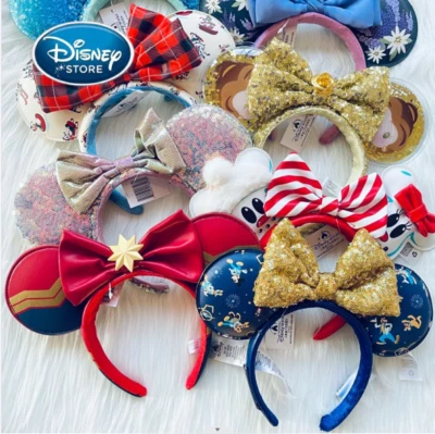 200 Styles Disney Parks Bow Mickey Bow Minnie Mouse Ears Collection Headband