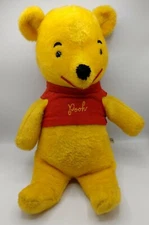 Vintage Winnie The Pooh Large Plush Stuffed Bear - J Swedlin Inc 