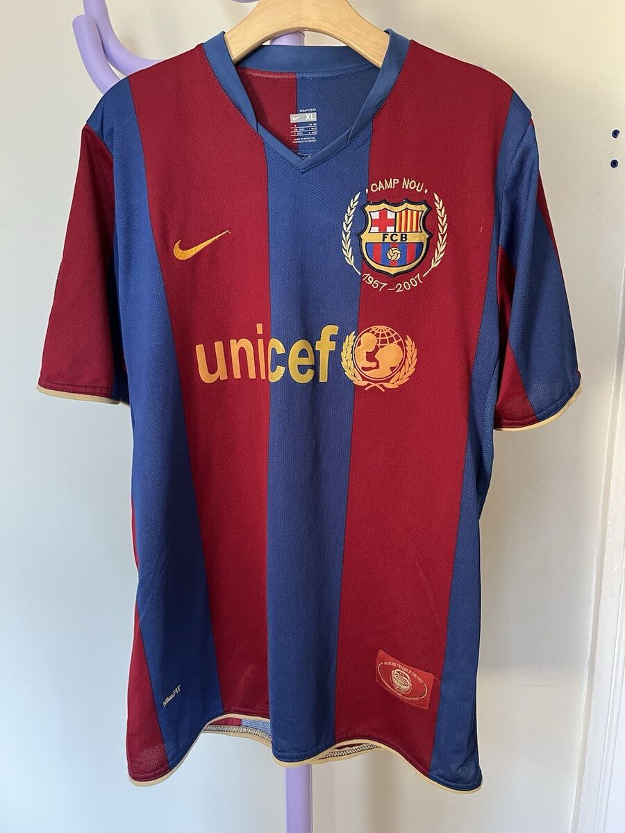 Leo Messi Jersey #19 FC Barcelona Camp Nou XL Nike Fit Dry Leo Messi Jersey #19 FC Barcelona Camp Nou XL Nike Fit Dry