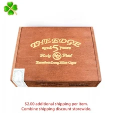 The Edge Torpedo Maduro Aged 5 Years Empty Wood Cigar Box 8.75" x 6.75" x 2"