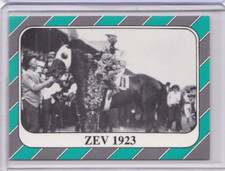 1991 HORSE RACE STAR CARDS KENTUCKY DERBY IDBLUE #49 ZEV 1923